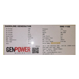 Бензиновий генератор 8.4 кВт однофазний Genpower GBG 110E