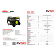 Бензиновий генератор 10.4 кВт однофазний Genpower GBG 130E