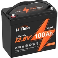LiTime L12V100-100-Mini-16-A60 LiFePO4 12.8 100Ач 1280Втч
