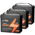 Акумулятор літій-залізо-фосфатний  LiTime L12V100-100-Mini-16-A60 LiFePO4 12.8 100Ач 1280Wh