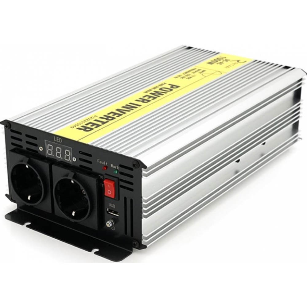 Автономный преобразователь напряжения Ritar RSC-1000, 12V/220V, 1000W