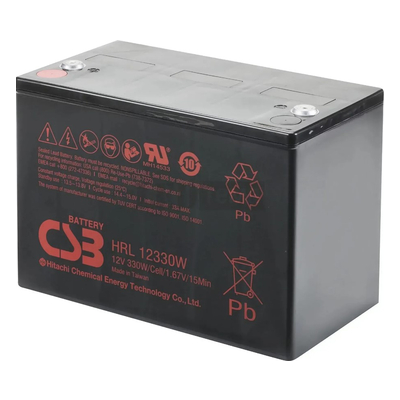 Аккумулятор свинцово-кислотный CSB HRL12330W AGM (12В 100Ач)