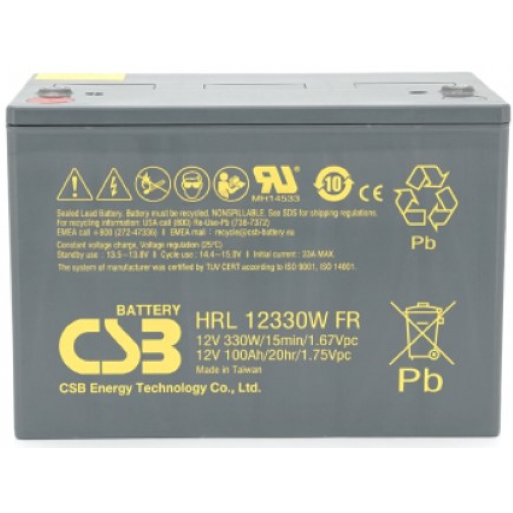 Аккумулятор CSB HRL12330W AGM 12V 100Ah