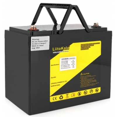 Акумулятор літій-залізо-фосфатний (LiFePo4) LiitoKala LiFePO4 12V 100Ah