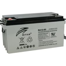 Ritar AGM DC12-80, Gray Case, (12V 80Ah)  