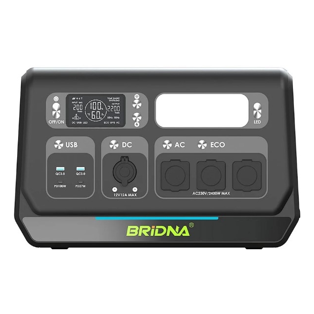 Зарядная станция Bridna Allwei SGR-PPS2400-2PRO, 2400W/2048Wh LiFePO₄