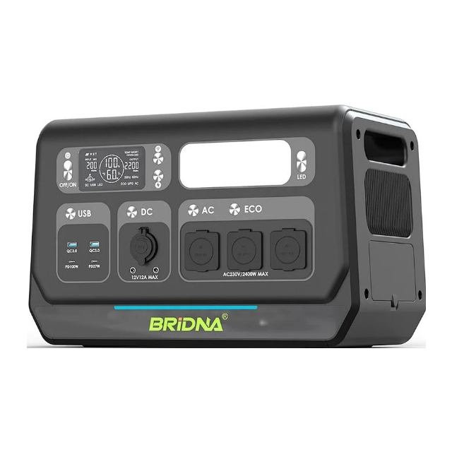 Зарядная станция Bridna Allwei SGR-PPS2400-2PRO, 2400W/2048Wh LiFePO₄