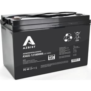 Azbist Super GEL ASGEL-121000M8 Black Case 12V 100Ah Q1/36