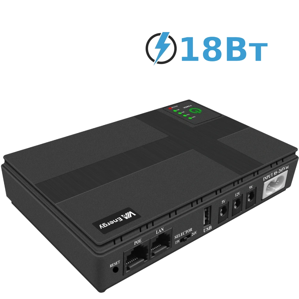 ИБП VIA Energy, 10400мА•ч, 18Вт