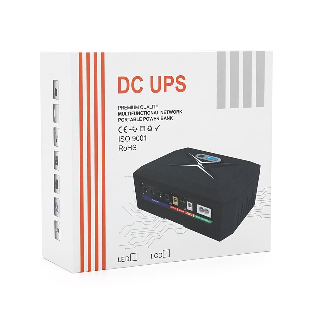 ИБП Green Wave UPS-45W DCP-45W-17, 5/9/12V, 17600мAh(8*2200MAh), USB 3.0, Black, BOX