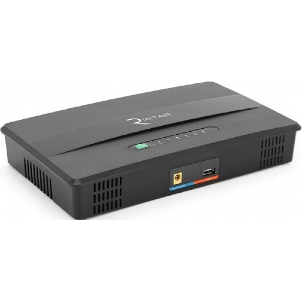 ДБЖ Green Wave EcoPlus8100L-100W, 5V/USB-2A, 12V/8A, 19V/5A, (16000mAh), Black, BOX, Q10