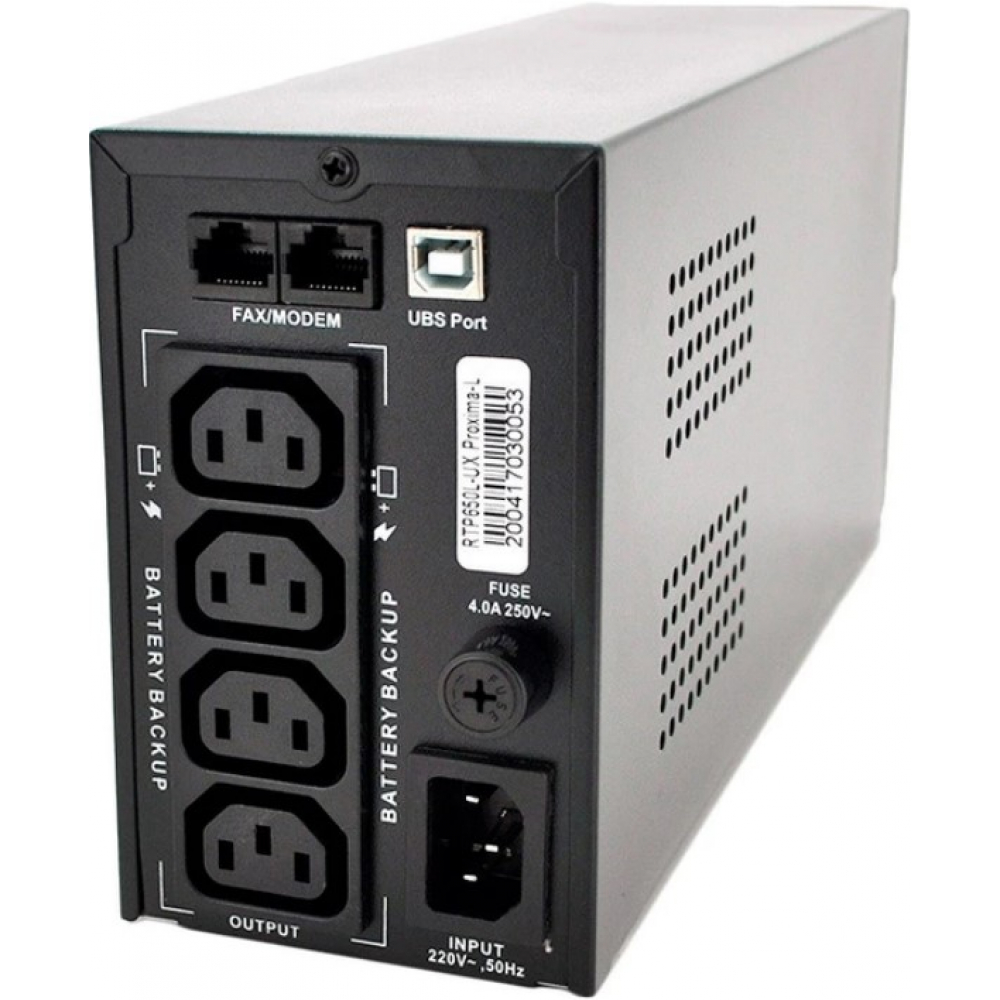 ИБП Ritar RTP650L-UX-IEC (390W) Proxima-L, LED
