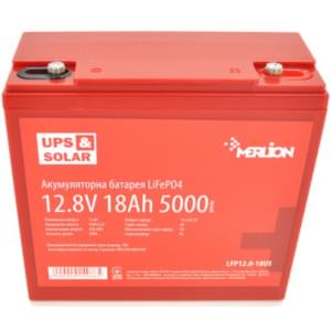 Merlion LiFePO4 12.8V 18AH (LFP12.8-18US)