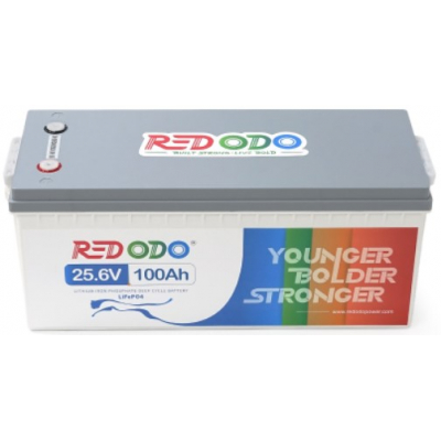 Аккумулятор Redodo  2,56kWh LiFePO4  (24V 100Ah)