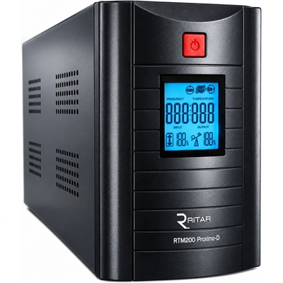 ДБЖ Ritar RTM1200 (720W) Proxima-D, LCD
