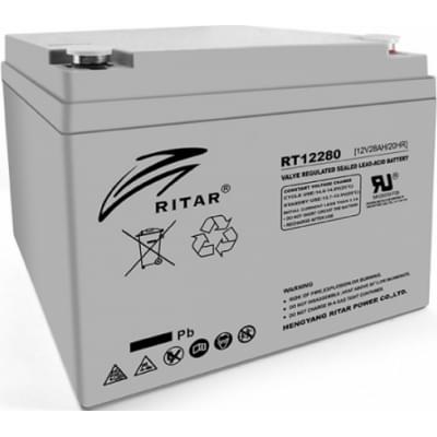 Акумулятор свинцево-кислотний (AGM) Ritar AGM RT12280 Gray Case (12V 28Ah)