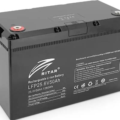 Акумулятор літій-залізо-фосфатний (LiFePo4) Ritar LiFePO4 25,6V 50Ah (R-LFP 25,6V 50Ah)