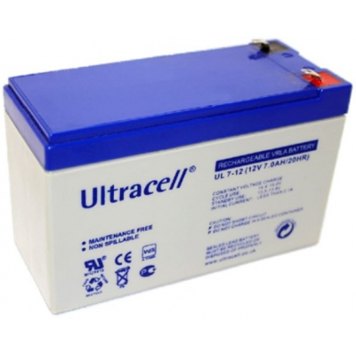 Акумулятор Ultracell UL7-12 AGM (12V 7Ah)