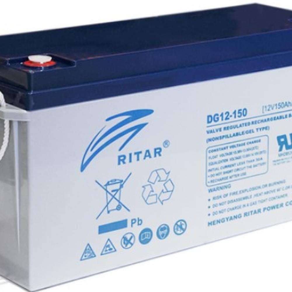 Аккумулятор Ritar GEL DG12-150, Gray Case, (12V 150.0Ah)