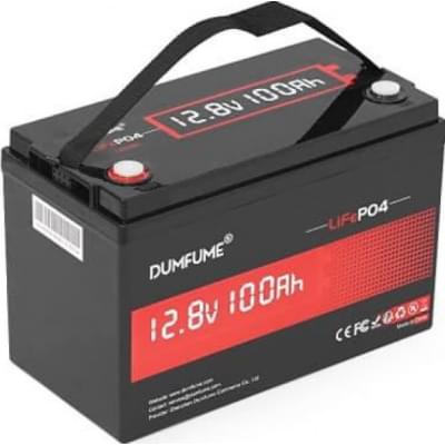 Акумулятор літій-залізо-фосфатний Dumfume LiFePO4 12,8V 100Ah 1280Wh
