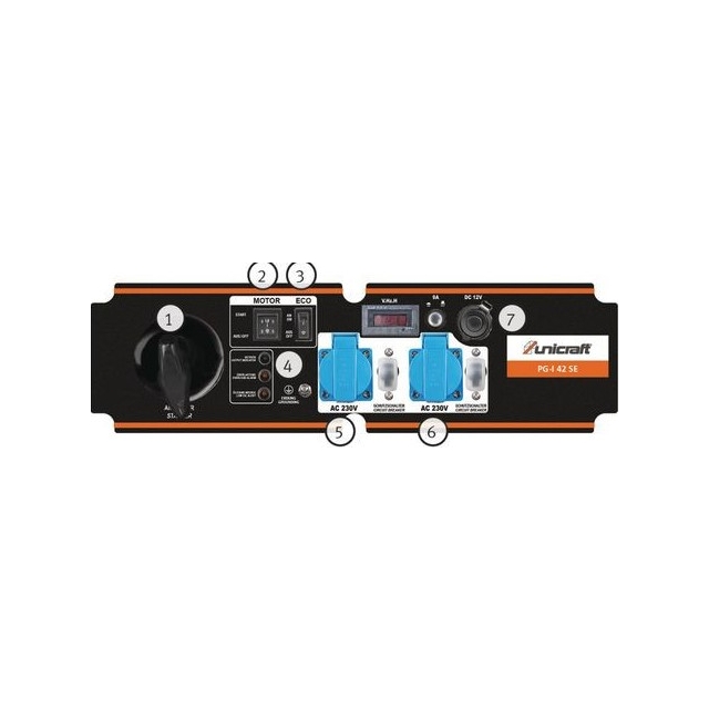 Бензиновий генератор Unicraft PG-I 42 SE (3,5 кВт)