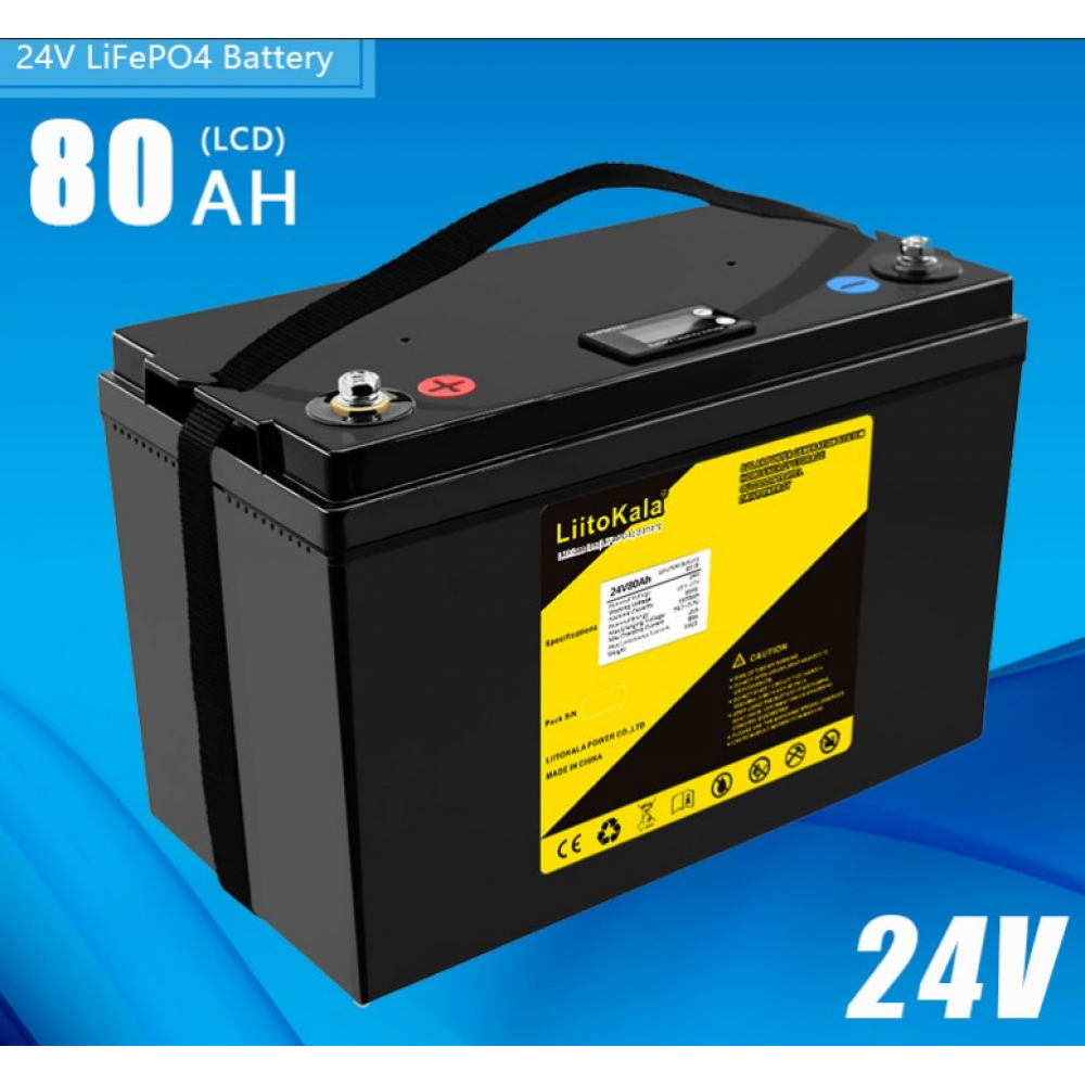 Аккумулятор LiitoKala LiFePO4 24V(29,2V) 80Ah