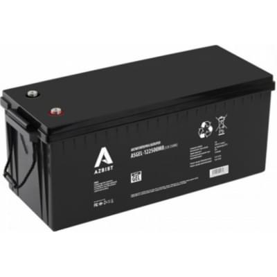 Акумулятор гелевий Azbist Super GEL ASGEL-122500M8 Black Case 12V 250Ah(9) Q1