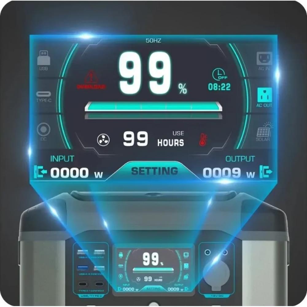 Портативна зарядна станція FlashFish P25MAX 2000W 1935Wh