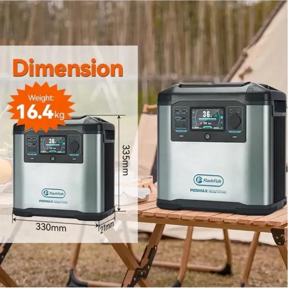 Портативна зарядна станція FlashFish P25MAX 2000W 1935Wh