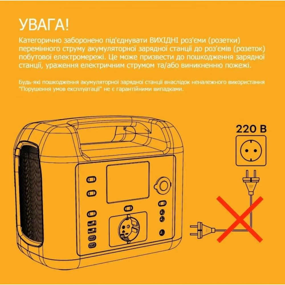 Портативна зарядна станція FlashFish P25MAX 2000W 1935Wh