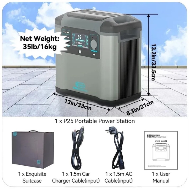 Зарядна станція FlashFish P25MAX 2000W 1935Wh