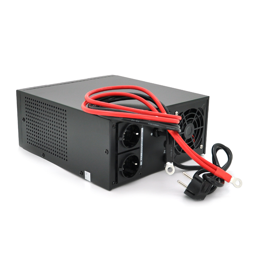 ИБП Brazzers BRSW-LFP-800-12 (640Вт), под наружный АКБ 12V(LiFePo4/GEL/AGM), ток заряда 10/20A, BOX