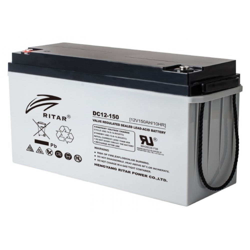 Аккумулятор Ritar AGM DC12-150, Gray Case (12V 150Ah)