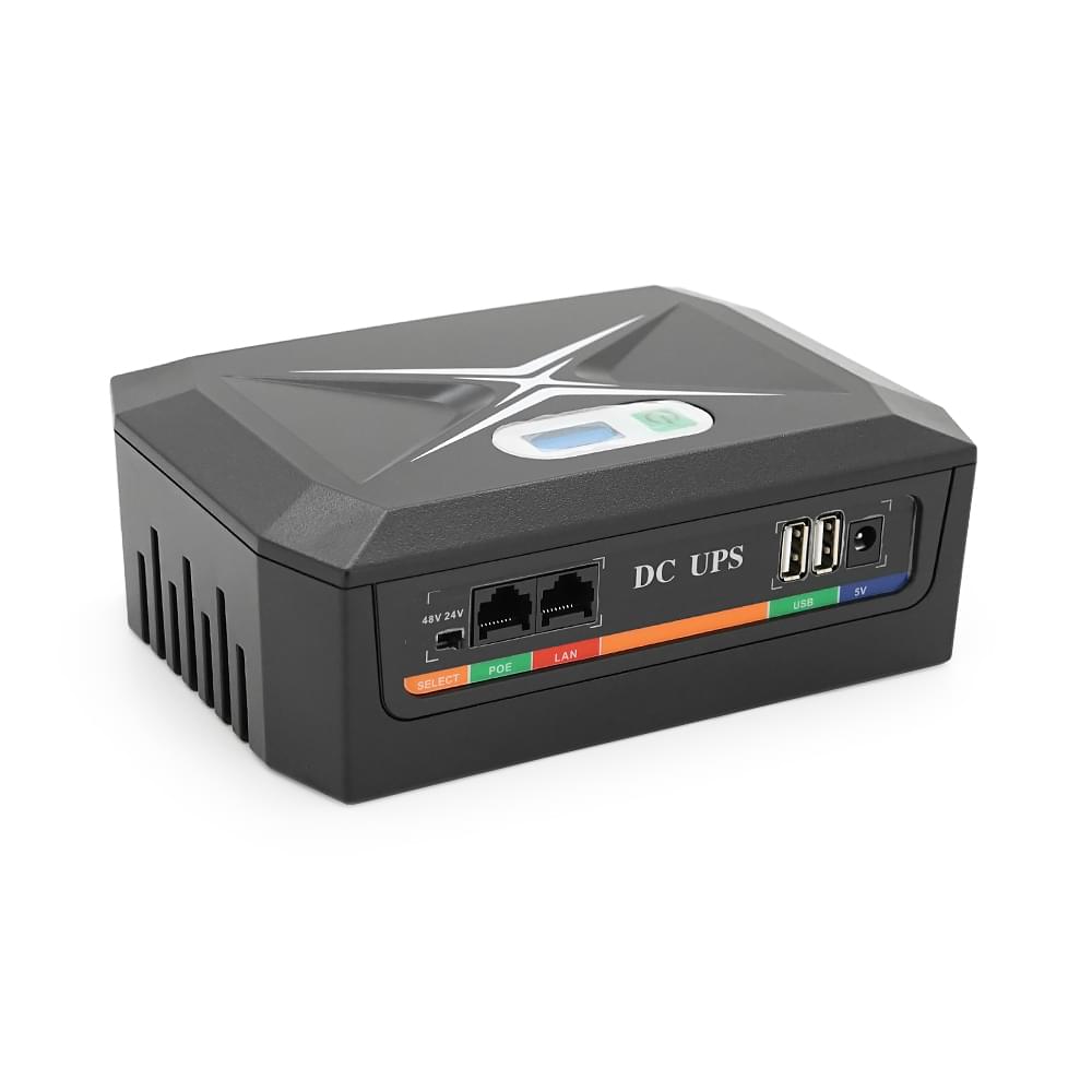 ИБП Green Wave UPS-45W DCP-45W-20, 5/9/12V, 20800мAh(8*2600MAh), USB 3.0, Black, BOX