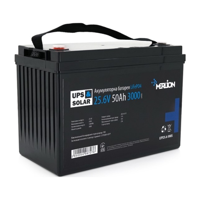 Акумулятор Merlion LiFePO4 25.6V 50Ah (LFP25.6-50)