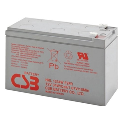 Аккумулятор свинцово-кислотный CSB HRL1234WF2FR 12V 9Ah Q10