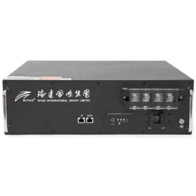 Аккумулятор литий-железо-фосфатный(LiFePo4) Ritar 19" LiFePO4 25,6V 200Ah для монтажа в стойку