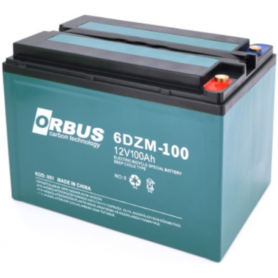 Аккумулятор свинцово-кислотный(AGM) Orbus 6-DZM-100 12V 100Ah AGM