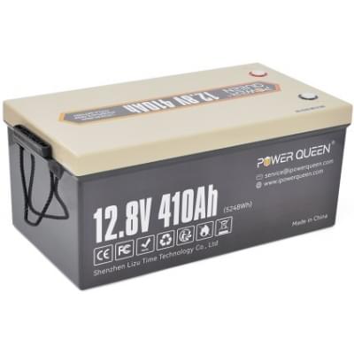 Акумулятор літій-залізо-фосфатний Power Queen LiFePO4 12,8 V 410Ah 5240Wh BMS 250A