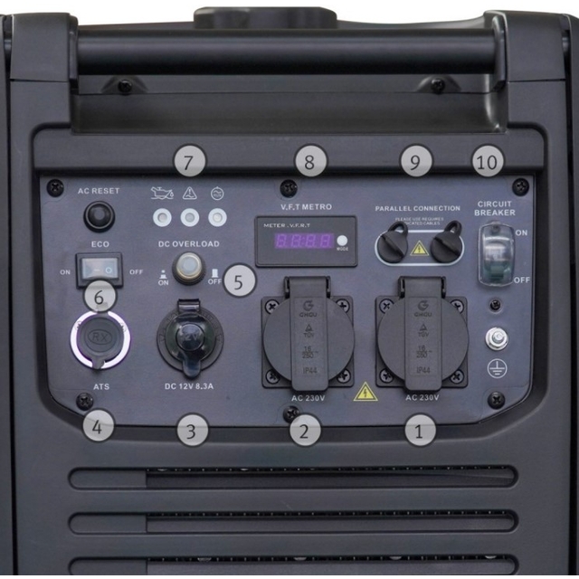 Інверторний бензиновий генератор Unicraft PG-I 40 SE-S HC (4 кВт)