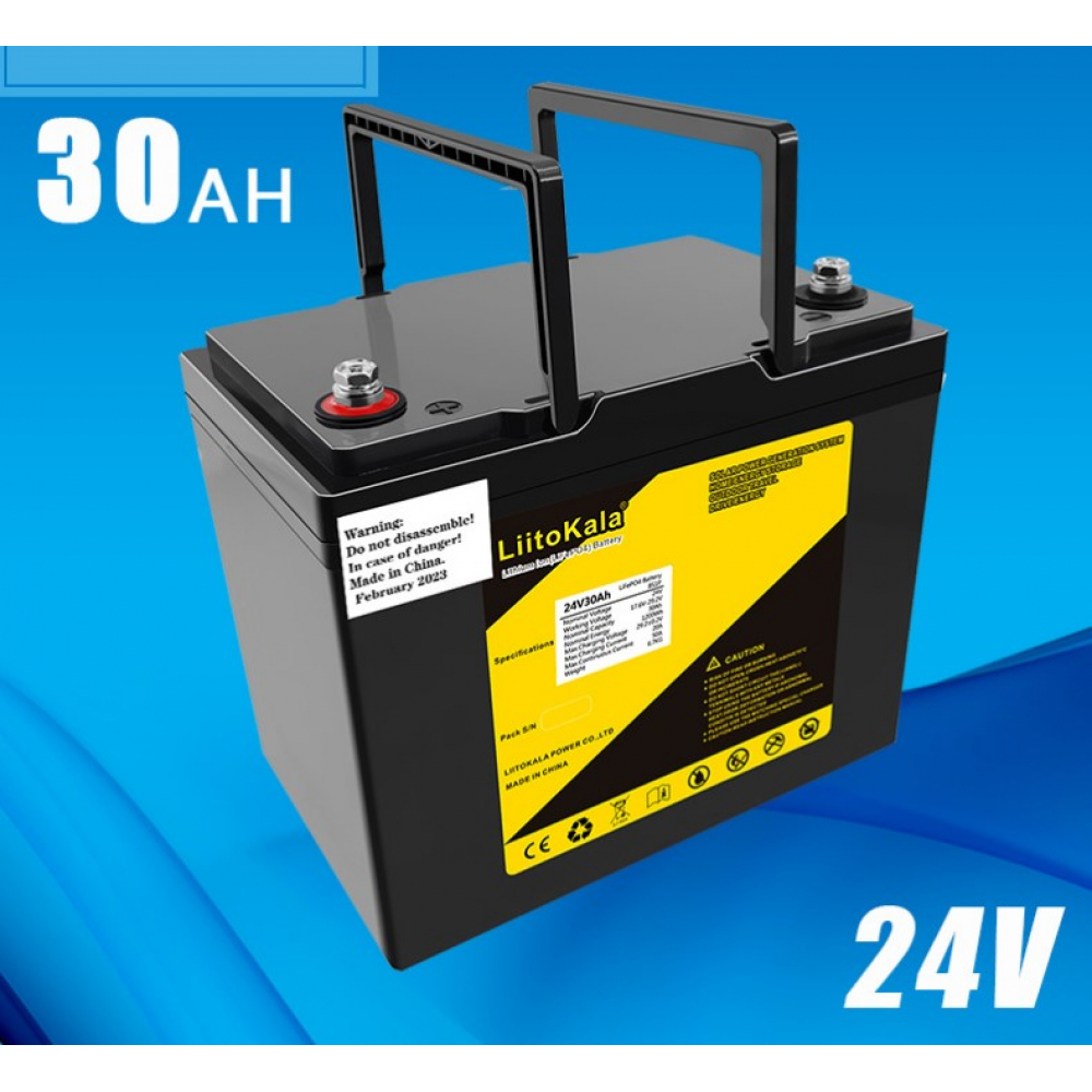 Аккумулятор LiitoKala LiFePO4 24V(29,2V) 30Ah