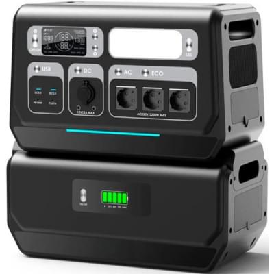 Зарядная станция Bridna Allwei SGR-PPS2400-2PRO+BAT, 2400W/4096Wh LiFePO₄