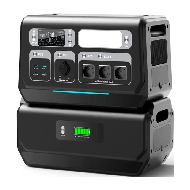 Зарядная станция Bridna Allwei SGR-PPS2400-2PRO+BAT, 2400W/4096Wh LiFePO₄