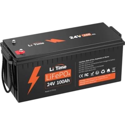 Акумулятор літій-залізо-фосфатний LiTime LiFePO4 25,6V 100Ah 2560Wh (100/100A)
