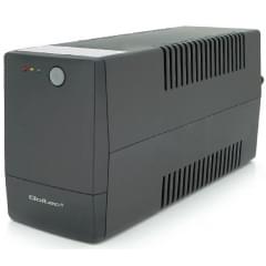 Qoltec QLT1000 (600W) Proxima-L, LED, AVR, 3st, 2xSCHUKO socket, 1x12V9Ah, metal Case