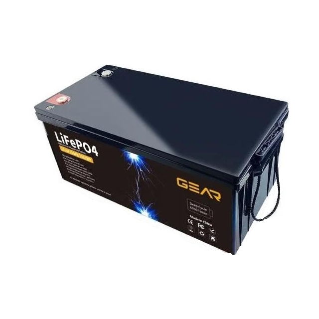 Акумулятор літій-залізо-фосфатний (LiFePo4) Gear LiFePO4 25,6V 100Ah (BMS-50A/100A) Q1