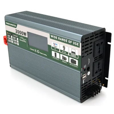 Инвертор Demuda DMDPSW-2000W, 12V/220V, 2000W