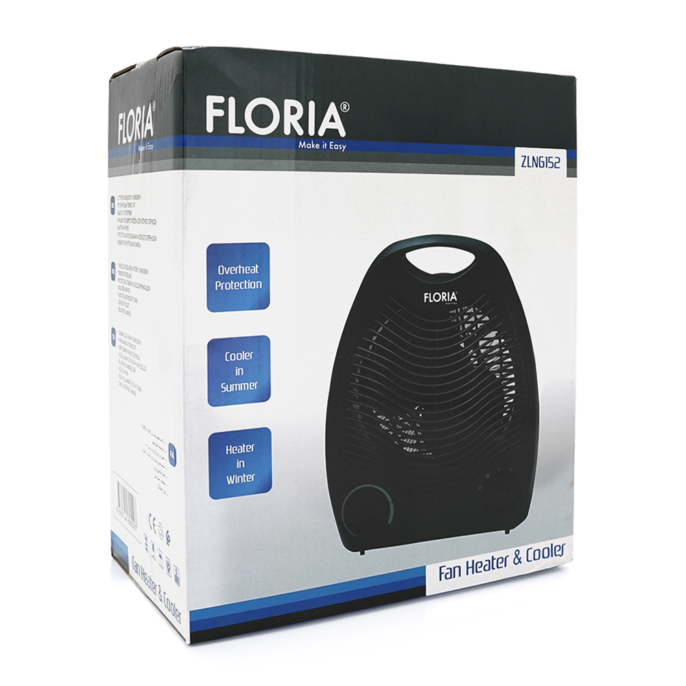 Тепловентилятор Floria ZLN-6152, 2000Вт, Box