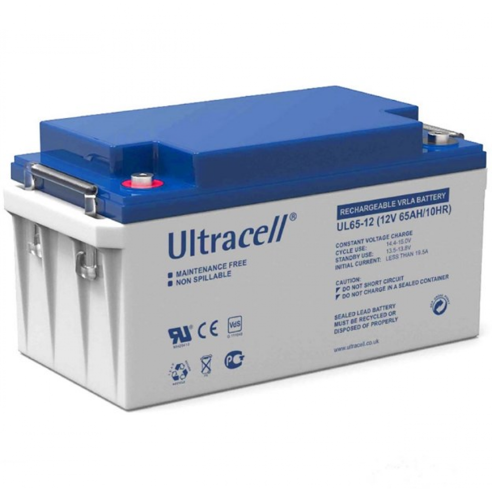 Аккумулятор Ultracell UL65-12 AGM (12V 65Ah)