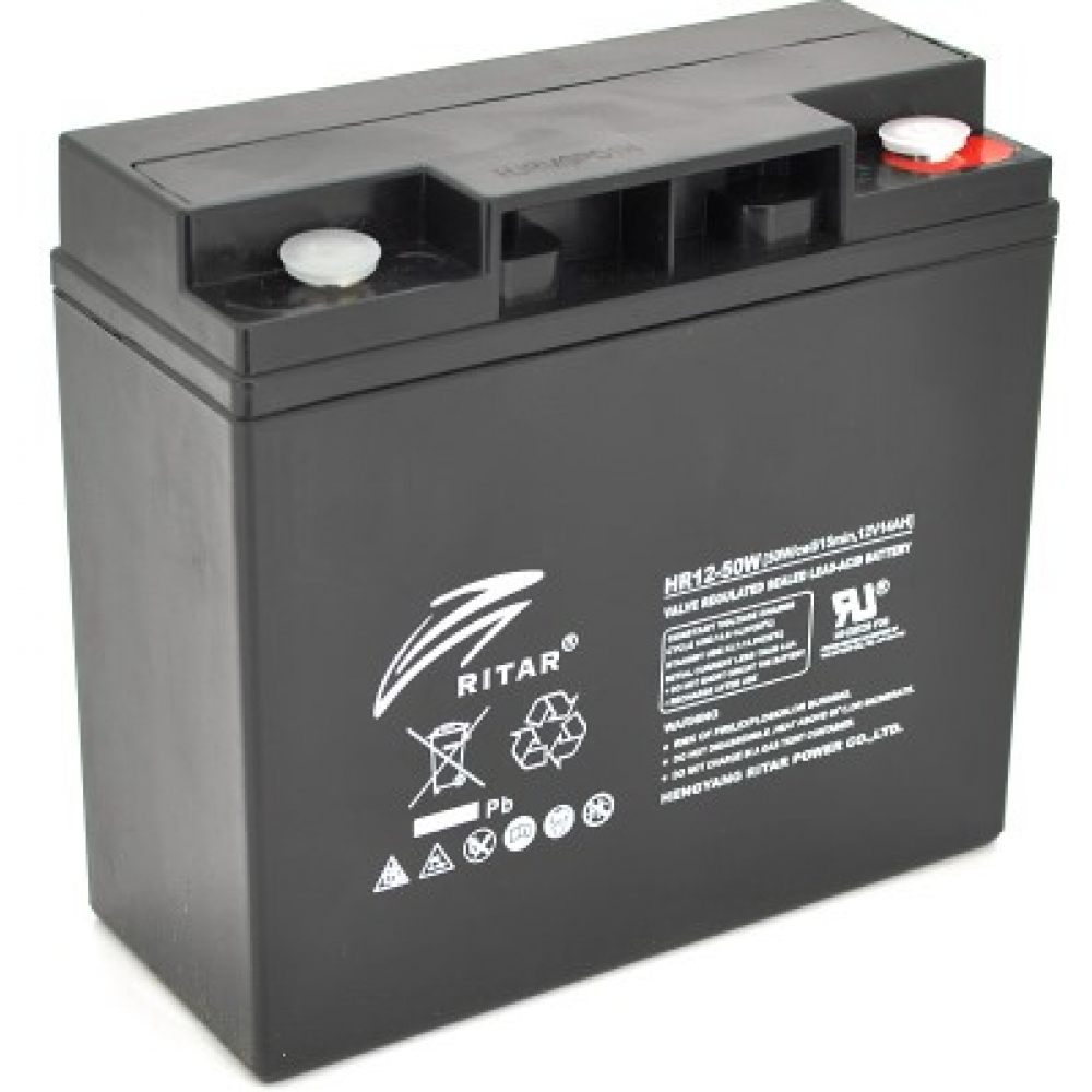 Акумулятор Ritar HR1250W AGM (12V 14Ah)